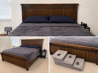 King size bedroom frame only