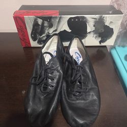 Capezio black jazz shoes