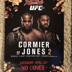 CORMIER vs JONES 2, UFC Fight Poster: 11”x 17”