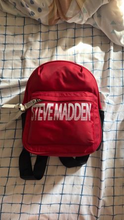 Steve Madden Mini Backpack Red