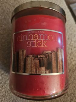 Slatkin Co Bath & Body Works Jar CANDLE NEW CINNAMON STICK 