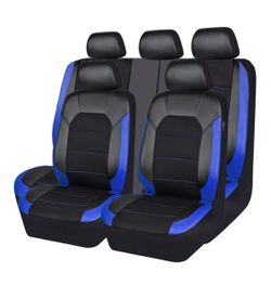 Fundas universales de cuero para asiento de automóvil deportivas que se adaptan a la mayoría