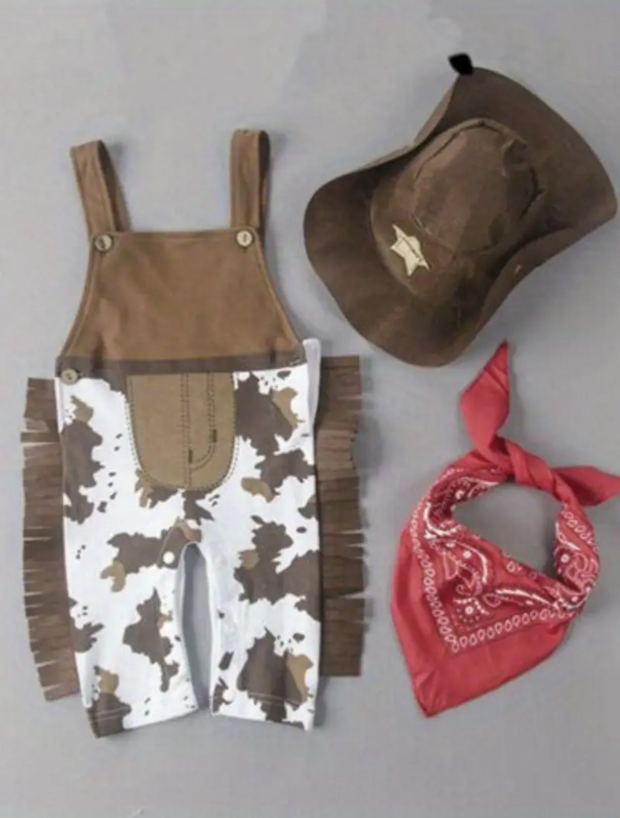 Cowboy Theme First Rodeo Baby Outfit