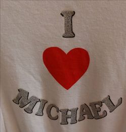 "I LOVE MICHAEL"  DRESS