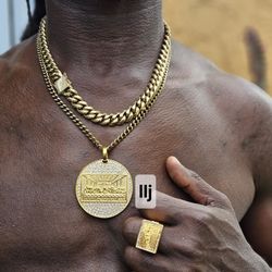 I Deliver I Ship 14k Gold Plated Chain Set