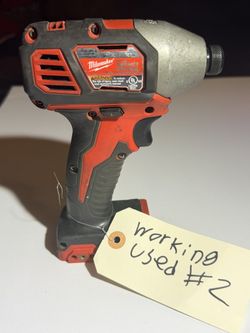 Milwaukee M18 2656-20 18V Impact Driver 1/4” Tool Only Tested Working