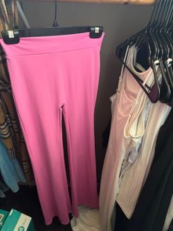 pink leggings