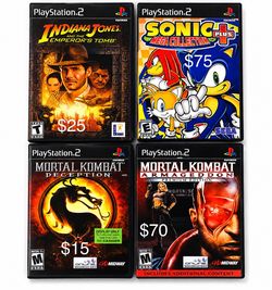 PS2 Games - Price is listed individually