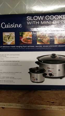 Elaine Cuisine Slow cooker with Mini cooker