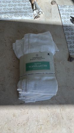 Grandeur Hospitality Towels, Washcloth 24-piece