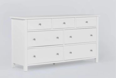 White 7-Drawer Dresser