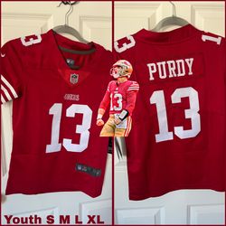 Youth San Francisco 49ers Brock Purdy Red Scarlet Jersey