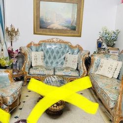 3pc Sofa Set With With Coffee Table 