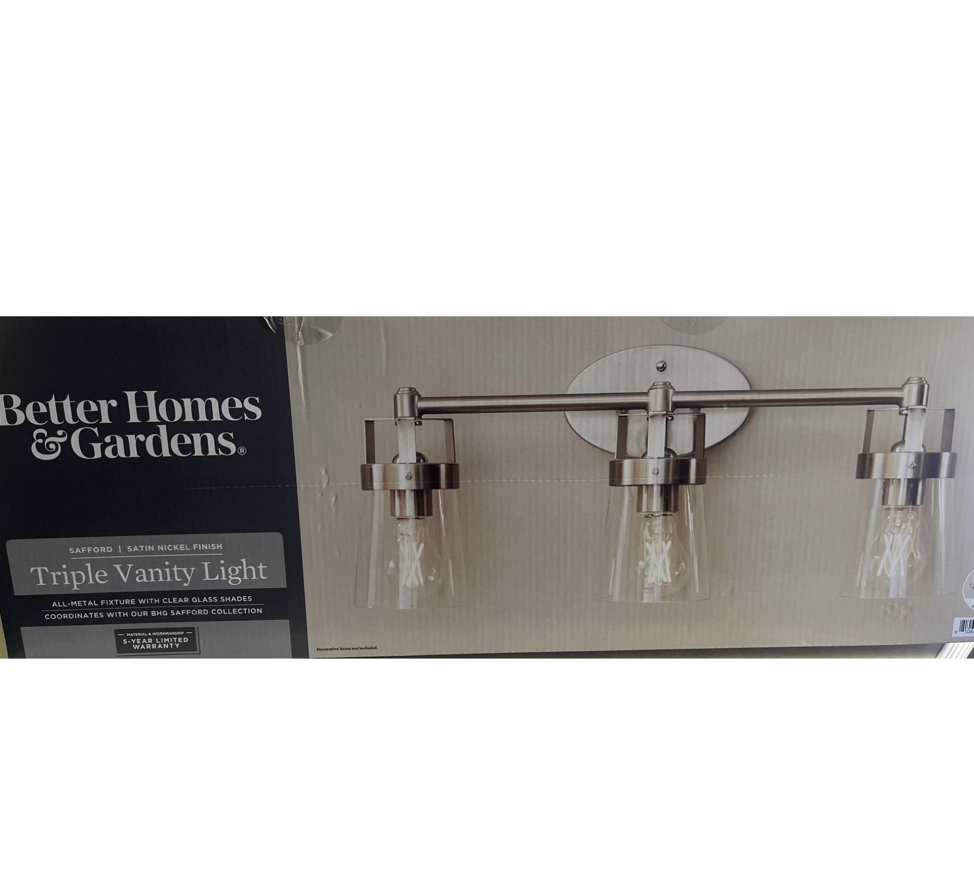Triple Vanity Light