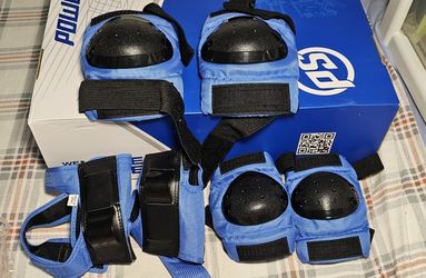 JBM Protective Gear Set Multi-Sport Knee, Elbow Pads, & Wrist Guards Sz Small