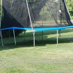 Trampoline And Netting 