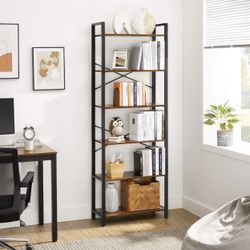 6-Tier Tall Bookshelf