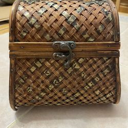 Vintage wood purse