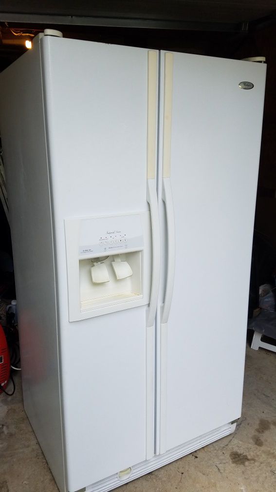 Whirlpool, used fridge.