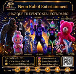Neon Robot 🤖 🤖
