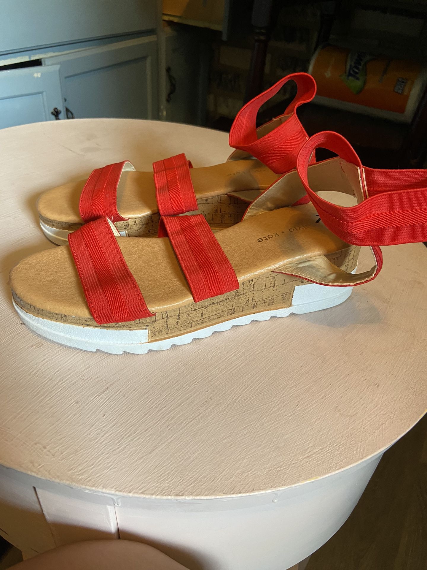 Red Sandals