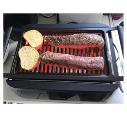 New Philips - Smoke-less Indoor BBQ Grill - Black