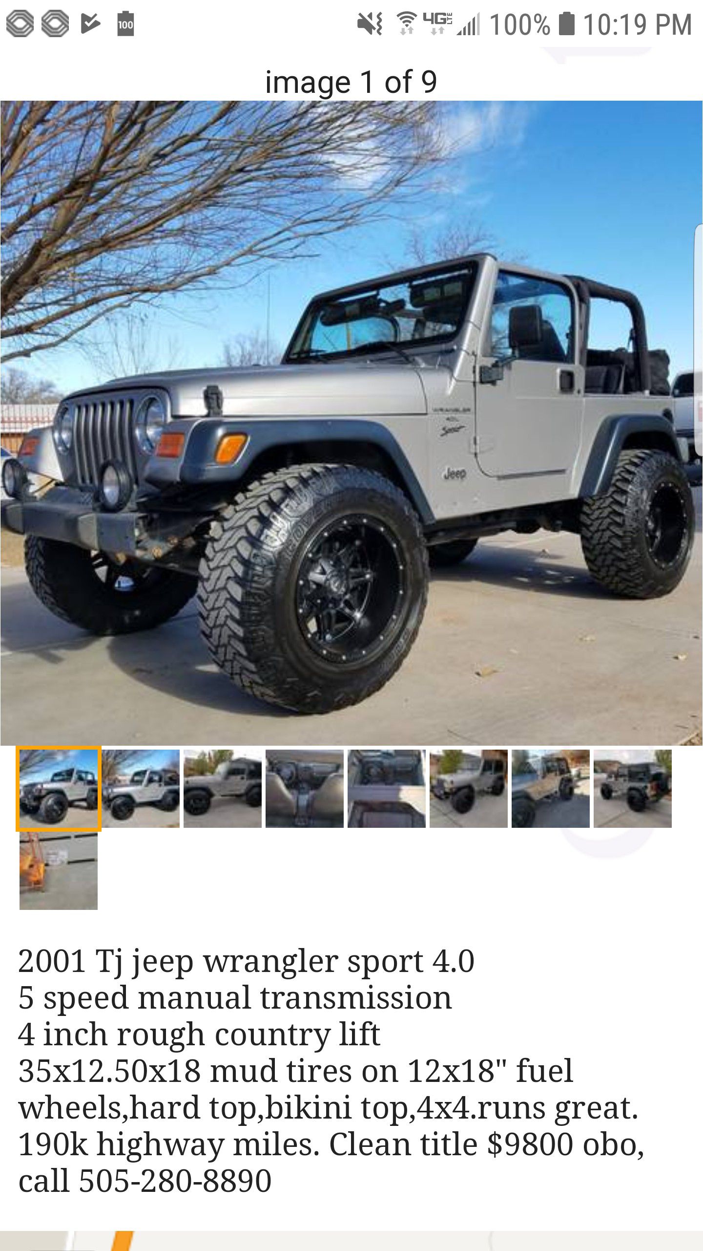 2001 Jeep Wrangler for Sale in Albuquerque, NM - OfferUp