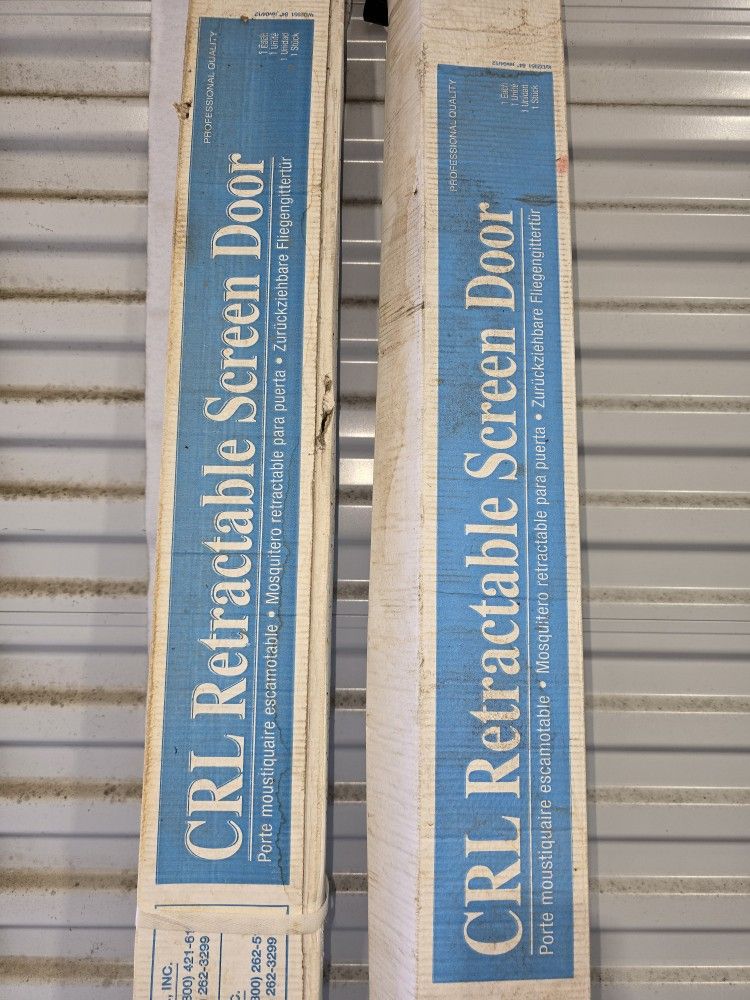 SCREEN DOORS RETRACTABLE NEW
