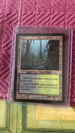 Tainted wood