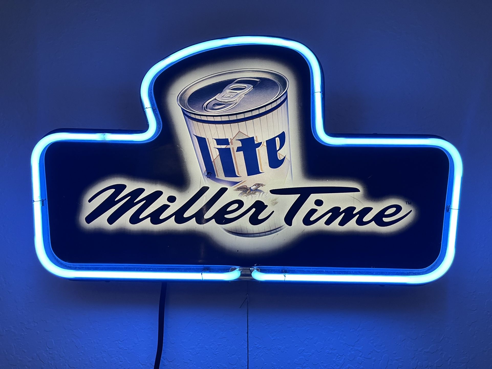 Retro Neon Miller Lite Sign