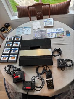 Vintage Atari 5200 Console Bundle w/ Box, Games & Controllers