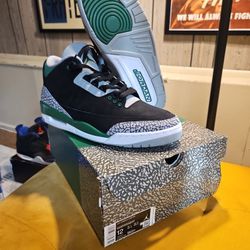 DS NEW Jordan 3 Pine Size 12