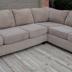 Brown L-Shaped Sectional Couch, DELIVERY AVAILABLE!!