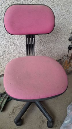 Pink office chair