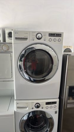 LG front load washer dryer set