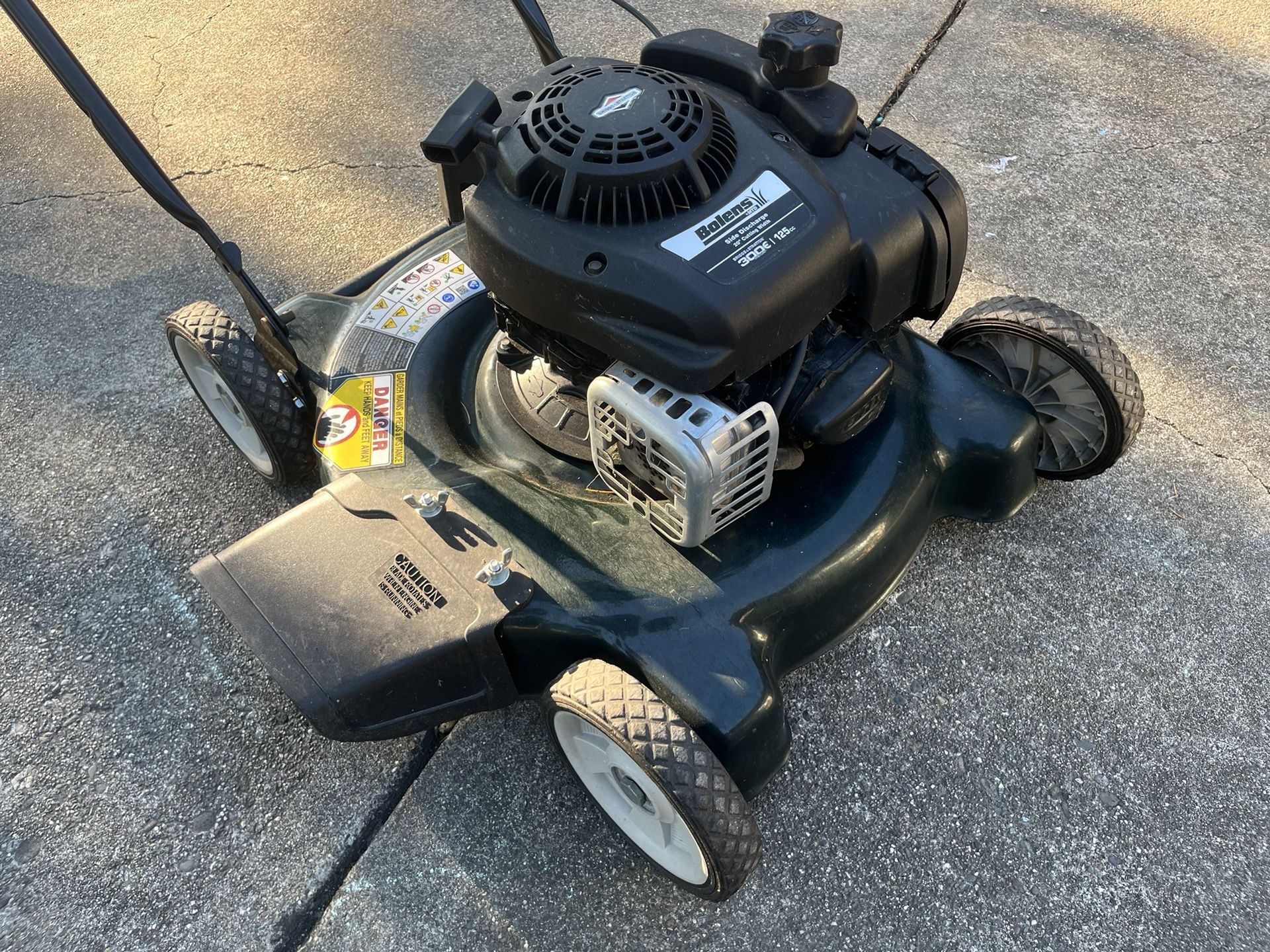 Bolens 125cc engeinerering Lawn Mower for