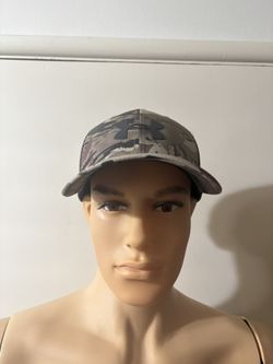 MENS UNDER ARMOUR TRUCKER SNAP HAT CAP - GREEN CAMOUFLAGE 