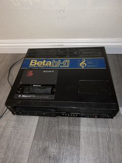 Sony BetaMax, 1984 Model, Only Released In Europe