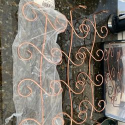 Cupboard wine racks (3) copper