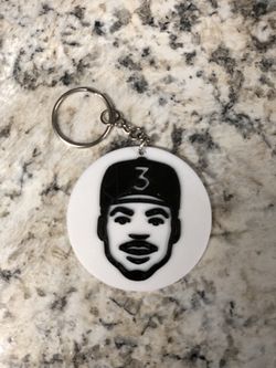 Chance The Rapper Keychain 3D Printed Keyring