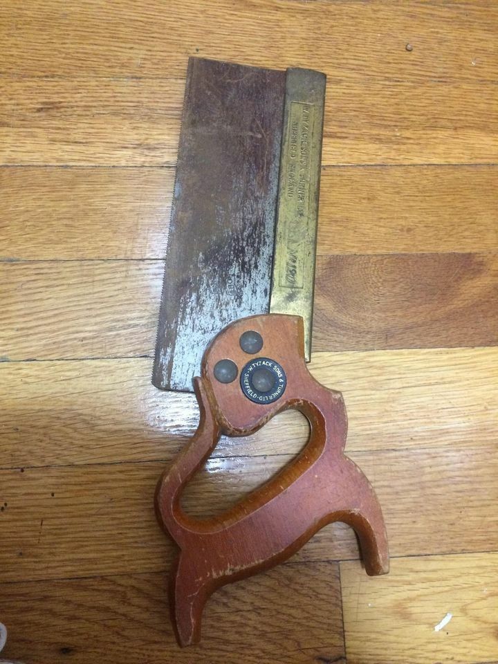 Brass Vintage UK W Tyzack Sons & Turner #120 Miter 8