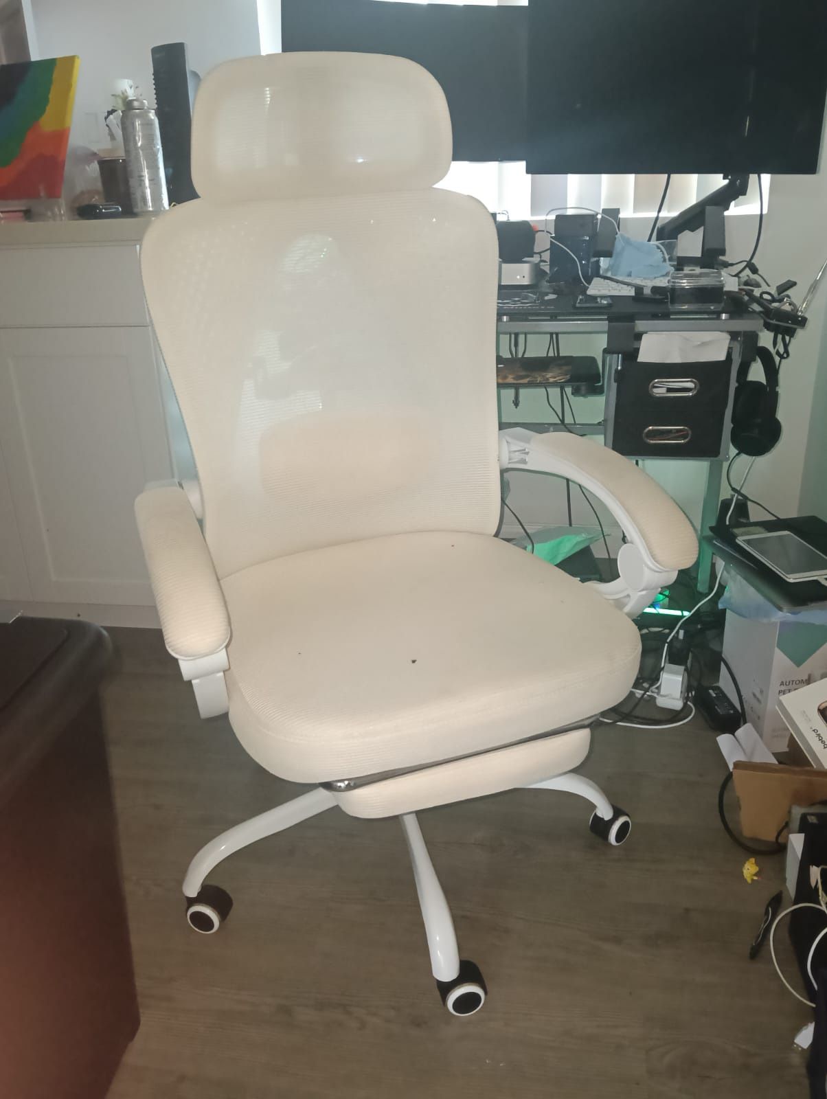 Beige Office Chair