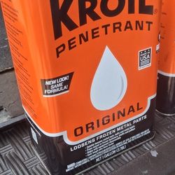 New 1 gallon Kroil Penetrating oil lubricant penetrant loosen frozen metal parts liquid wrench WD40 Plumbing Marine Outboard Engine Motor Mechanics 