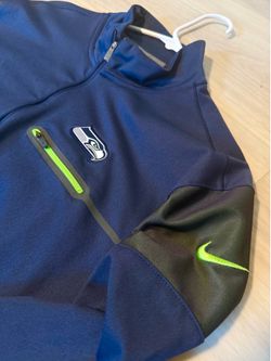 Nike Seattle Seahawks NFL Onfield Dri-FIT Quarter-Zip - Men’s Large
