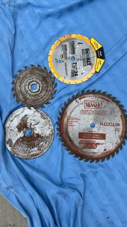 For Sawblades, Total Of $10