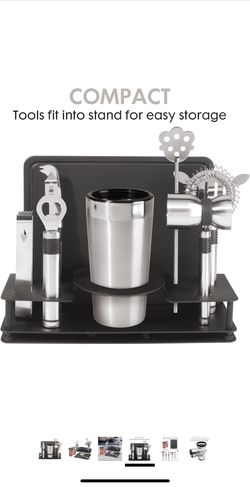 Bar Tool Set. 10 Pieces And Brand New. Box In Decent Condition. 