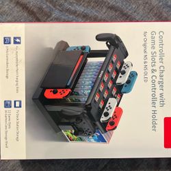 Controller Charger With Game Slots And Controller Holder 