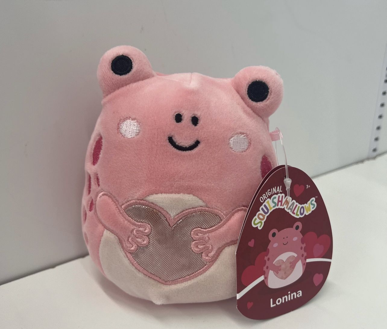 Lonina The Frog Valentine’s Day Squishmallow