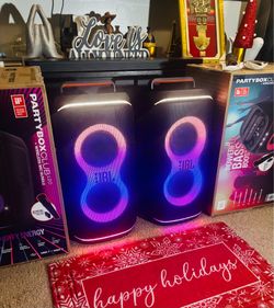 JBL PartyBox Club 120 160W Portable Bluetooth Party Speaker | LED Lights | Wireless Mic | Mic/Guitar Input