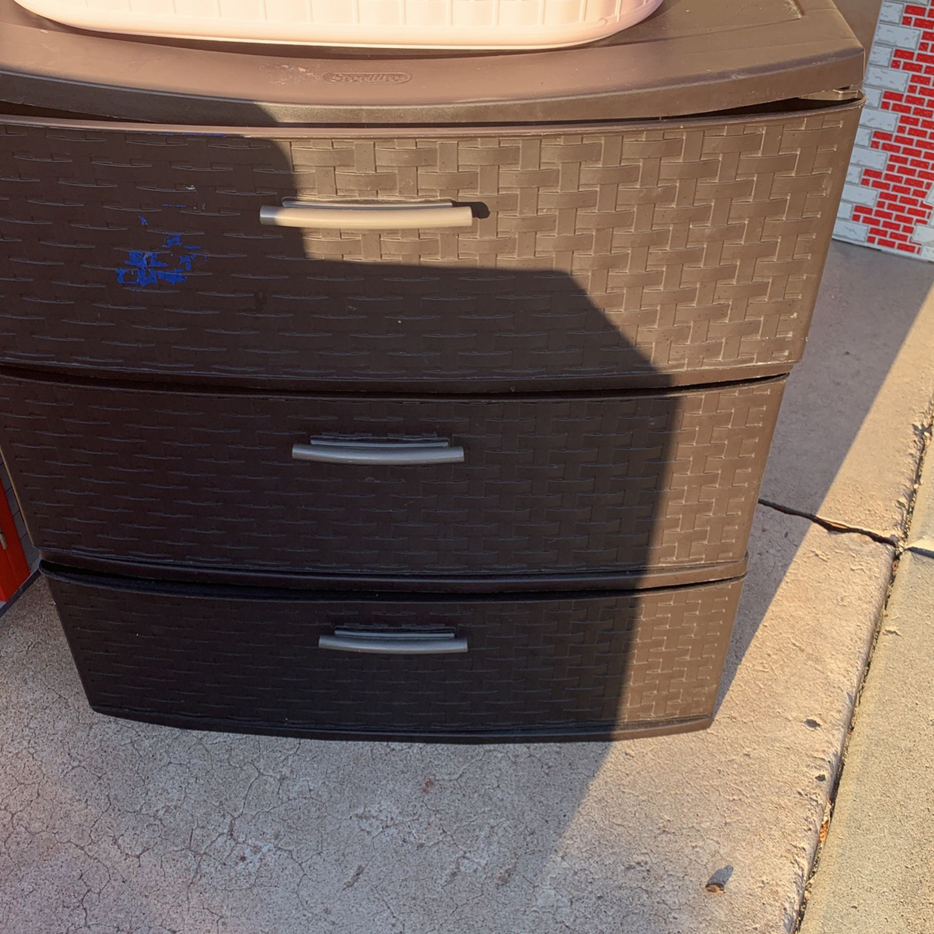 Two Plastic Drawers